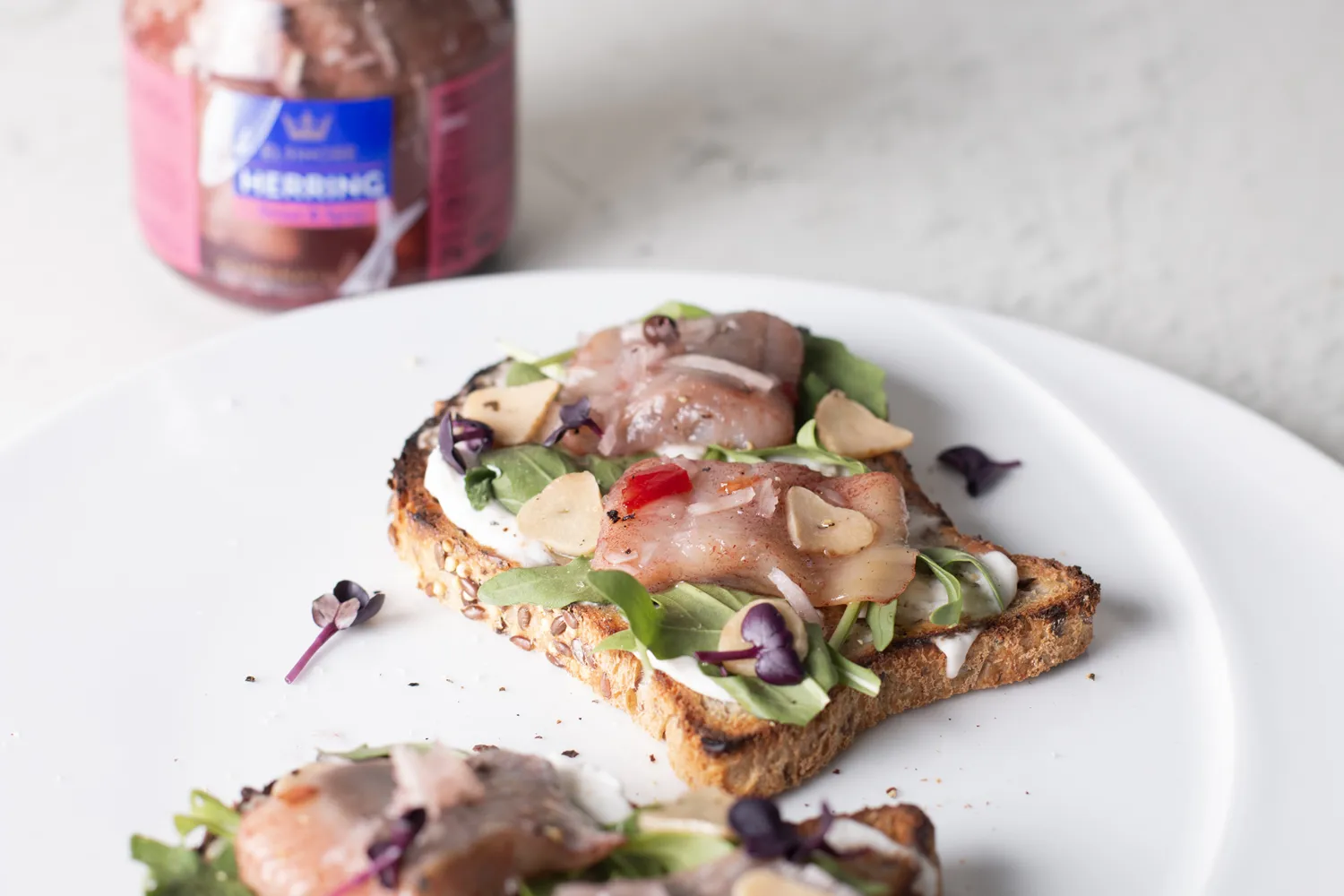 Elsinore-S&SHerring,creamcheese,rocket,GFbread