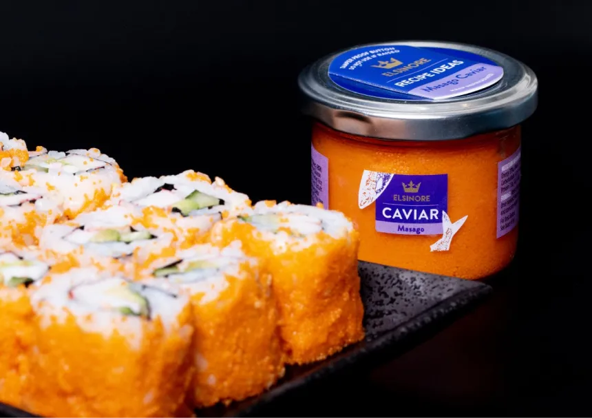 Masago California rolls