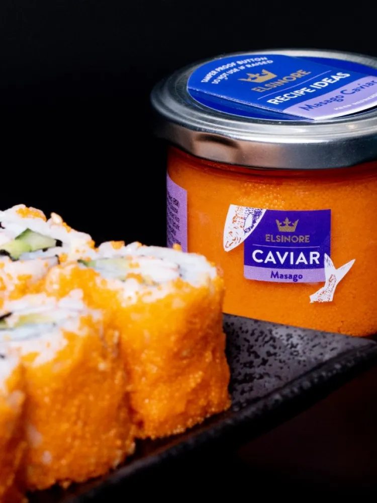 Masago California rolls